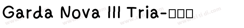 Garda Nova III Tria字体转换